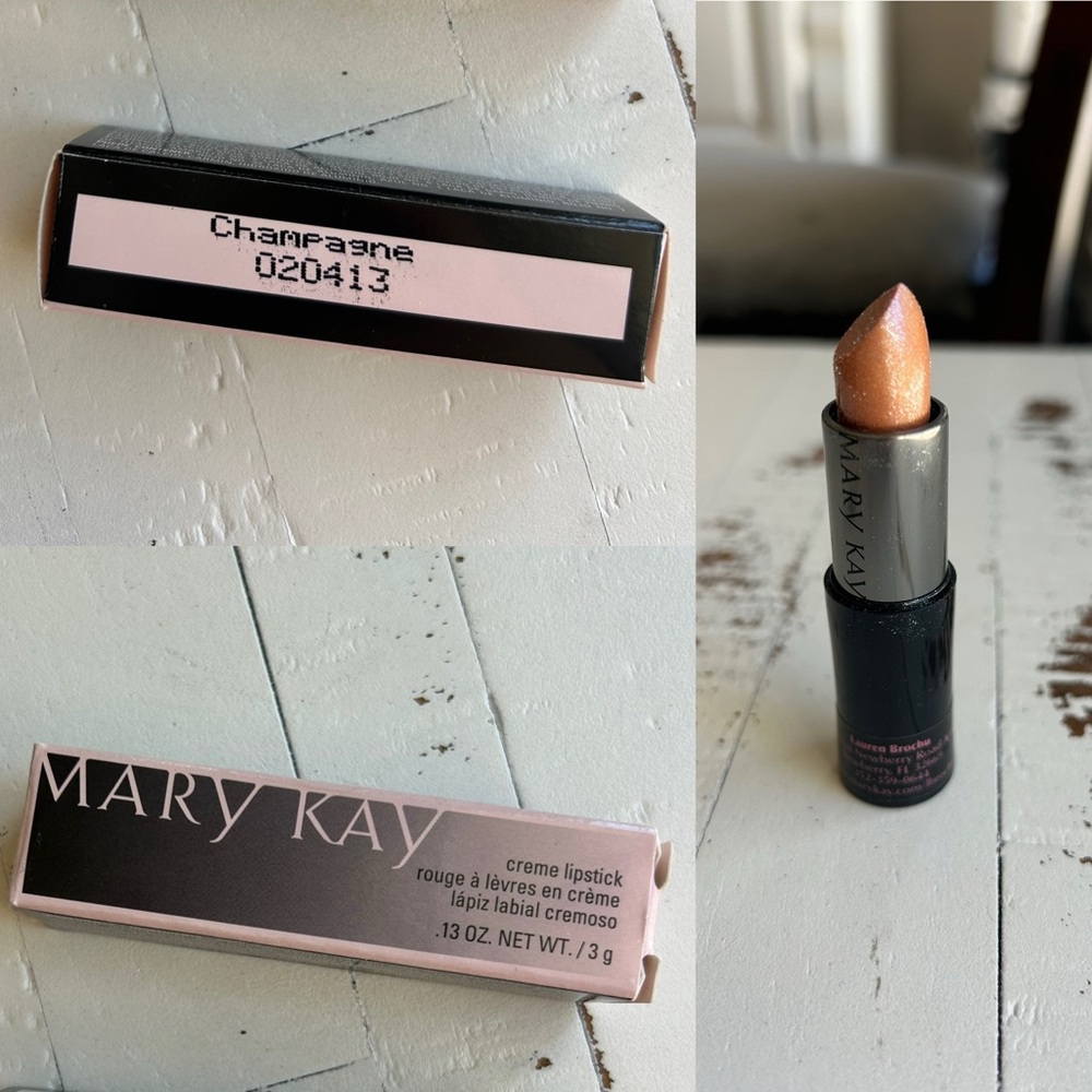 Brand new discontinued Mary Kay champagne 020413 lipstick